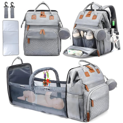 Baby Diaper Bag Backpack with Change Station