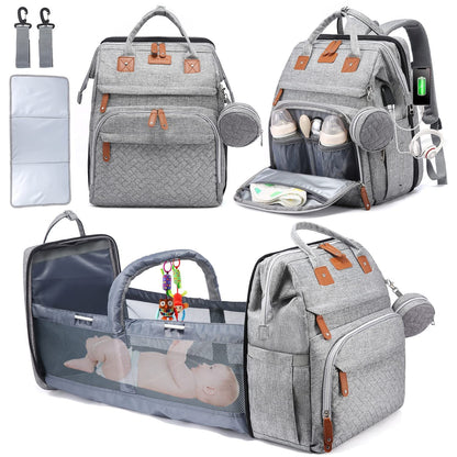 Baby Diaper Bag Backpack with Change Station